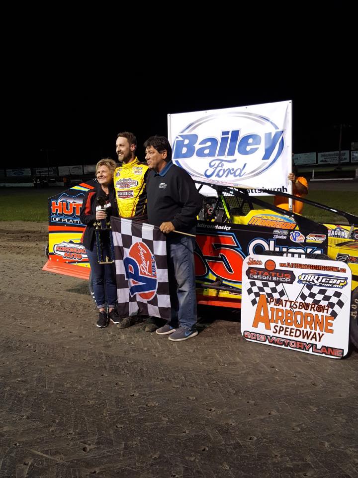 Mahaney Grabs First Career Victory at Plattsburgh Airborne Speedway