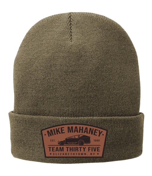 Team 35 Leather Patch Beanies