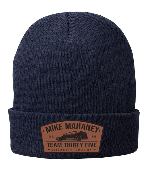 Team 35 Leather Patch Beanies